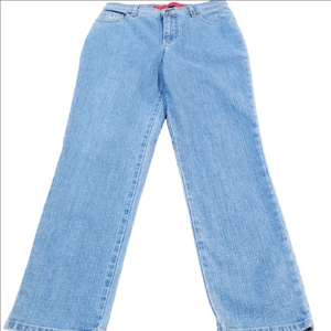 Gloria Vanderbilt Classic Blue Denim Jeans (Code-B127)